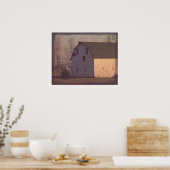 バーンアート ポスター (キッチン)