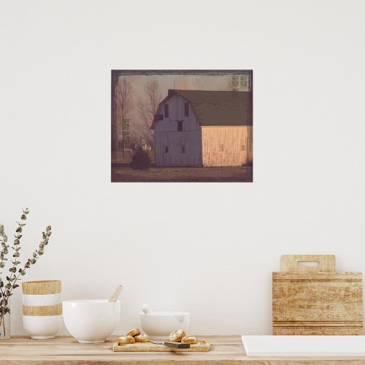 バーンアート ポスター (キッチン)