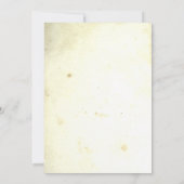 バーンインザウッズ素朴結婚式招待状 招待状 (裏面)