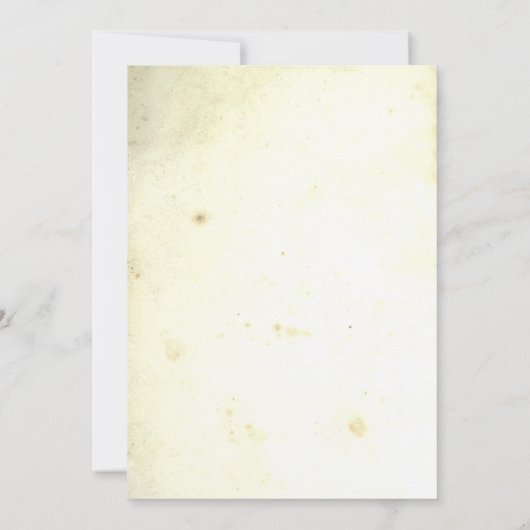 バーンインザウッズ素朴結婚式招待状 招待状 (裏面)