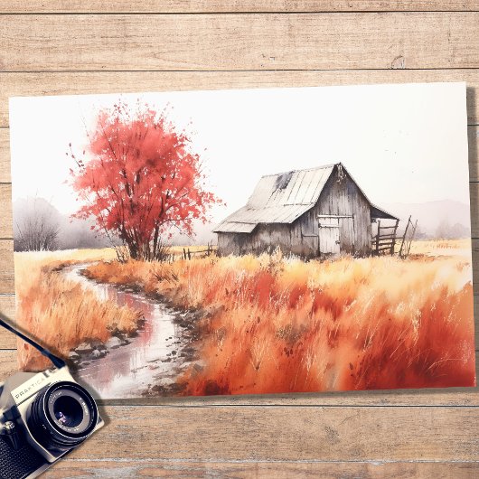 バーンイン秋6デクページ紙 薄葉紙