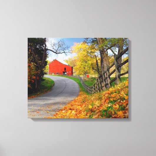 バーンイン秋 キャンバスプリント (正面)