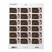 バーンウかわいらしッドの住所の馬と風船 ラベル (フルシート)