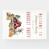 バーンウィンドミル秋ハーベストパーティー感謝祭 横断幕 (横)