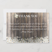 バーンウッドとデイジー結婚ズ サンキューカード (正面)