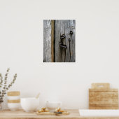 バーンウッドと曲がった爪、 ネイル ポスター (キッチン)