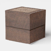 バーンウッドと樺の木カントリーウェディングフライトボックス フェイバーボックス (裏面サイド)