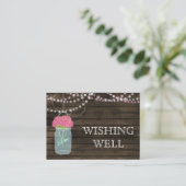 バーンウッドのメイスンの瓶は、ピンクの花は良く願う エンクロージャーカード (スタンド正面)