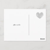 バーンウッドの素朴なメイソン結婚のサンキューカード ポストカード (裏面)