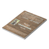 バーンウッドアクア卒業選手がキャンディーラッパーに ノートパッド (回転)