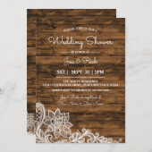 バーンウッドアンドレースウェディングシャワー招待状 招待状 (正面/裏面)