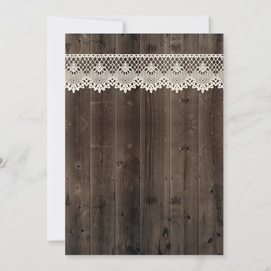 バーンウッドアンドレースサンフラワー結婚式招待状 招待状 (裏面)