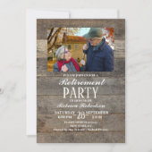 バーンウッドウエスタンカントリーラスティックリタイオメントパーティー 招待状 (正面)