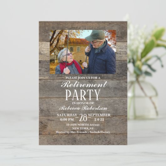 バーンウッドウエスタンカントリーラスティックリタイオメントパーティー 招待状 (スタンド正面)