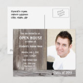 バーンウッドオープンハウス招待状 インビテーションポストカード (正面/裏面)