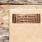 バーンウッドカウボーイブーツウェスタンカントリーウェディング ラベル