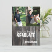 バーンウッドカントリーグラッドツインフォト 招待状 (スタンド正面)