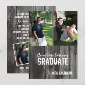 バーンウッドカントリーグラッドツインフォト 招待状 (正面/裏面)