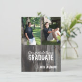 バーンウッドカントリーグラッドツインフォト 招待状 (スタンド正面)