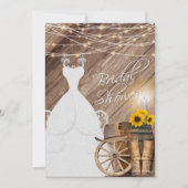 バーンウッドカントリーブライダルシャワー 招待状 (正面)