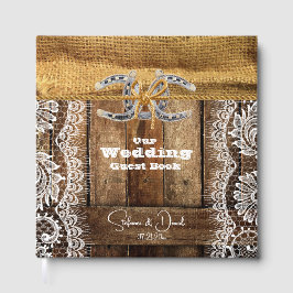 バーンウッドカントリーレース結婚ホースシューズ ゲストブック