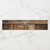 バーンウッドカントリーレース結婚ホースシューズ ペットボトルラベル (シングルラベル)