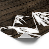 バーンウッドキャンピング素朴マウンテンシーティングプラン ポスター (角)