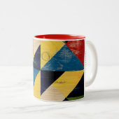 バーンウッドキ絵を描ルトワーク素朴ショップマグ ツートーンマグカップ (正面右)