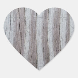 バーンウッドグレーグレーブラックバーチカルストライプの ハートシール