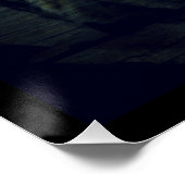 バーンウッドゴシック野鳥不気味フクロウ ポスター (コーナー)