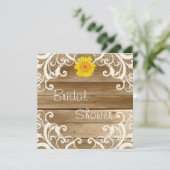 バーンウッドサンフラワーズ&ヴィンテージレースブライダルショーウ 招待状 (スタンド正面)