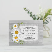 バーンウッドデイジーラスティック結婚式招待状デイジー2 招待状 (スタンド正面)