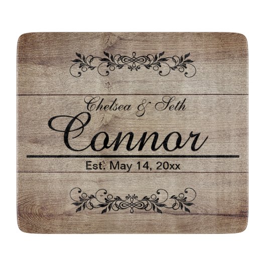 バーンウッドデザイン | DIY文字 カッティングボード (正面)