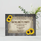 バーンウッドヒマワリーバチェロレッテ招待状 招待状 (スタンド正面)
