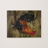 バーンウッドファームチキンカントリーフランスのロスター ジグソーパズル (横)