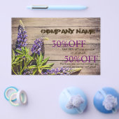 バーンウッドフラワーボタニカル自然フローリスト チラシ (シングル)