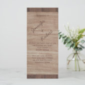 バーンウッドベアーズカントリーウェディングプログラム プログラム (スタンド正面)