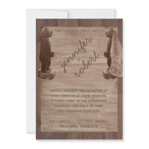 バーンウッドベアーズカントリーウェディング招待状