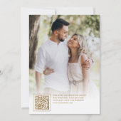 バーンウッドホワイトパンプキンピンク結婚フローラの写真 セーブザデート (裏面)