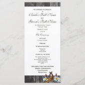 バーンウッドホースシューズとデイジー結婚式 プログラム (正面)