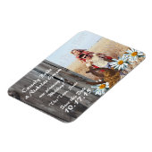 バーンウッドホースシューズデイジー日付写真を保存 マグネット (左側)