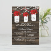 バーンウッドポインセティアスのメイスンジャーブライダルシャワー 招待状 (スタンド正面)