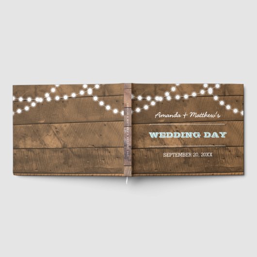 バーンウッドライツアクア結婚ズゲストブック ゲストブック (全面)