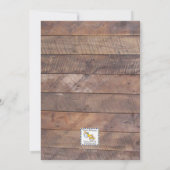 バーンウッドライツピンクバルミツワー招待状 招待状 (裏面)