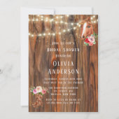 バーンウッドライツブーツホースブライダルシャワー 招待状 (正面)