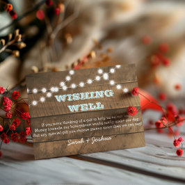 バーンウッドライトアクア結婚の願い井戸 エンクロージャーカード