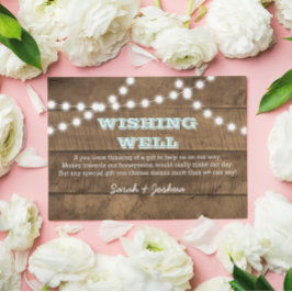 バーンウッドライトアクア結婚の願い井戸 エンクロージャーカード