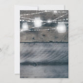 バーンウッドライトジャーズ素朴引っ越し祝いパーティーパーティー 招待状 (裏面)