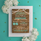 バーンウッドライトティール（緑がかった色）ファーストコミューン招待状 招待状