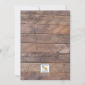 バーンウッドライト薄紫バルミツワー招待状 招待状 (裏面)